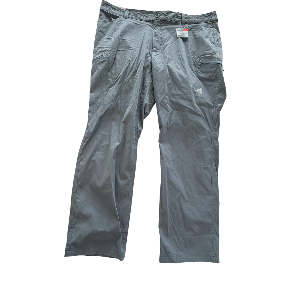 Eddie Bauer Guide Pro Pants Womens 24W Gray First Ascent Hiking UPF 50+ Stretch